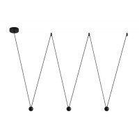 9303941 Висечка светилка 5W лед 3000К 660Лм црна NOCCI NOVA LUCE